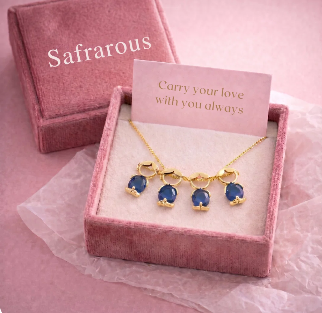 Mom and children necklace