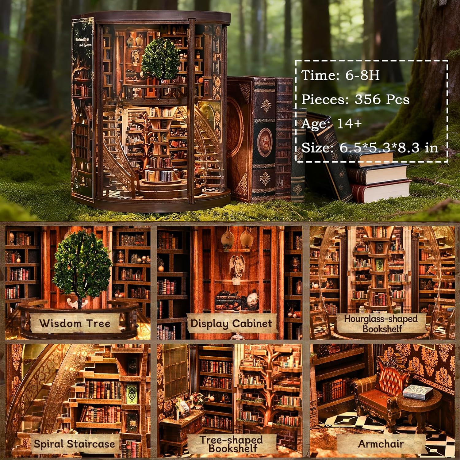 Classical Library DIY Book Nook