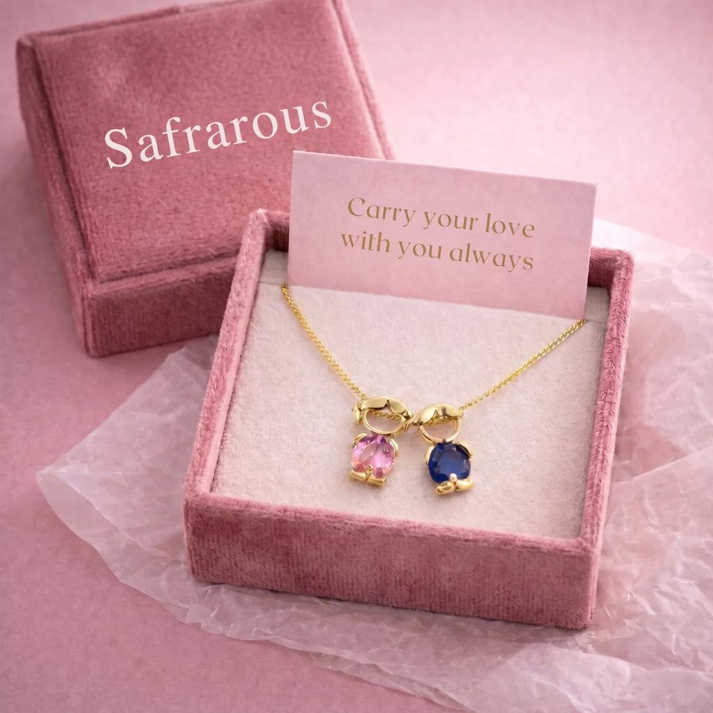 Mom and children necklace