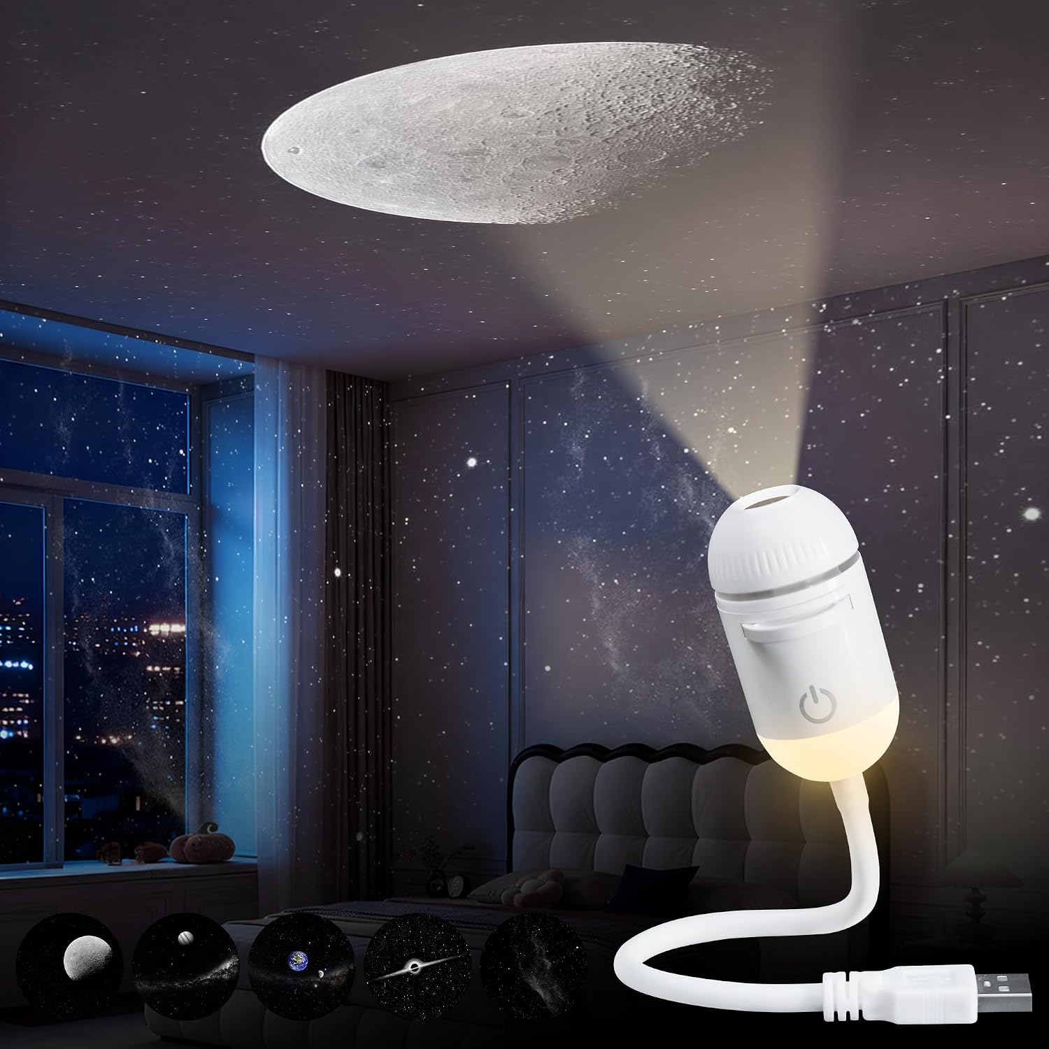 Galaxy Projector Night Light for Relaxation
