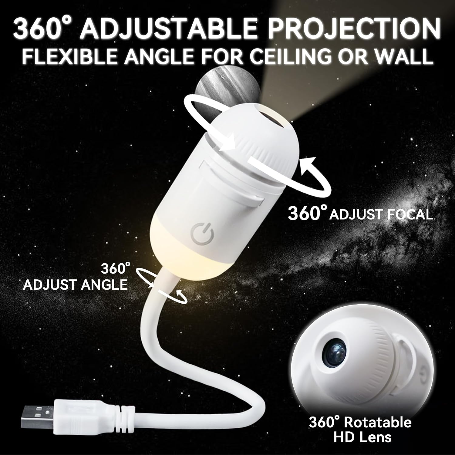 Galaxy Projector Night Light for Relaxation