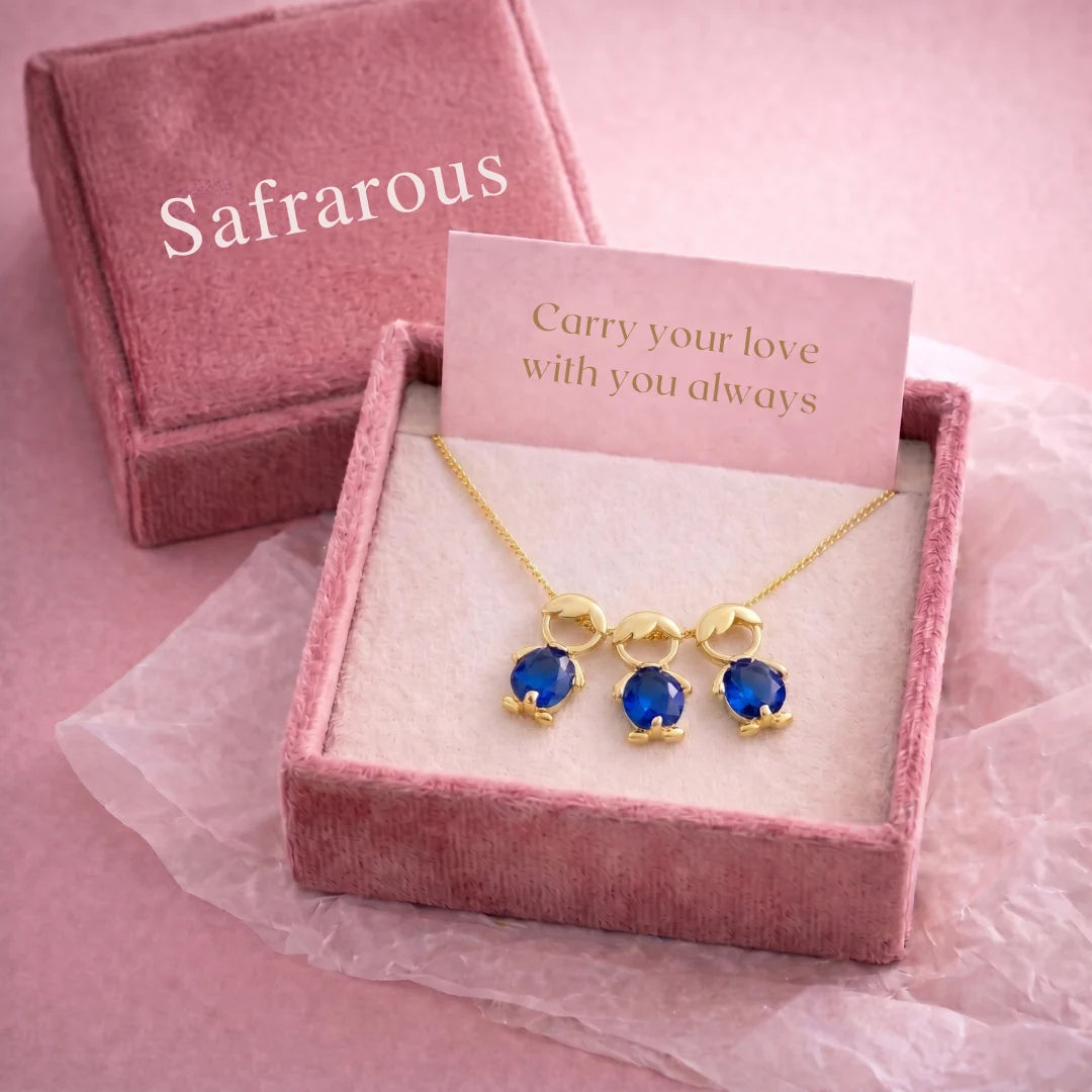 Mom and children necklace