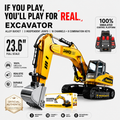 PowerDig™ Mega RC Excavator 1/14 Scale – 18-Channel Remote Control