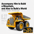 2.4G RC Mining Dump Truck Toy – Heavy Duty Alloy Construction Vehicle with LED Lights
